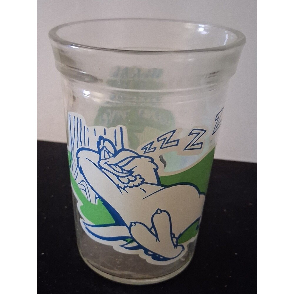 1994 Welch's Jelly Looney Tunes Collector's Glass #7 Foghorn Leghorn And Eggbert